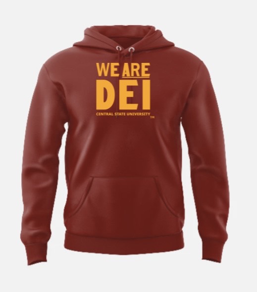Hoodie - Central State - WE ARE DEI - Maroon